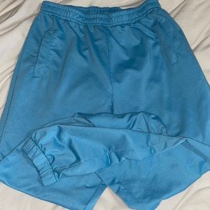 Blue sweatpants